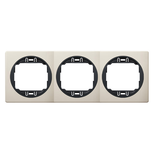 EON Maska trostruka - horizontalna krem sa crnim nosačem