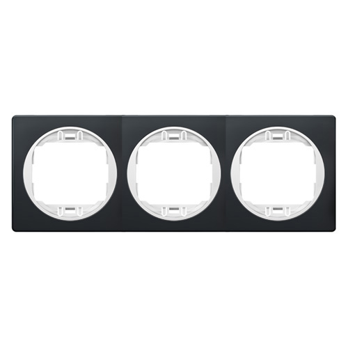 EON Maska trostruka - horizontalna crna sa belim nosačem