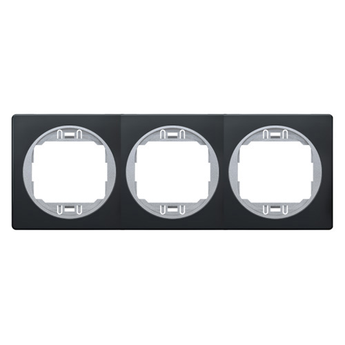 EON Maska trostruka - horizontalna crna sa silver nosačem