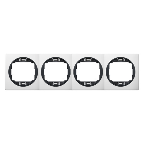 EON Maska četvorostruka - horizontalna bela sa crnim nosačem