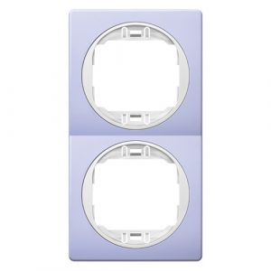 EON Maska dvostruka  - vertikalna  lavanda sa belim nosačem