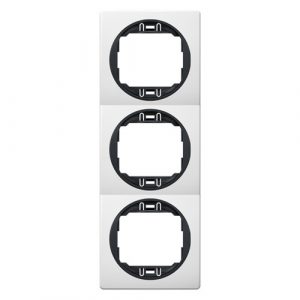 EON Maska trostruka  - vertikalna  bela sa crnim nosačem