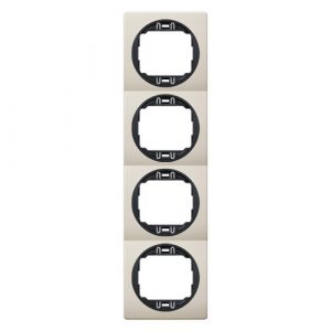 EON Maska četvorostruka  - vertikalna  krem sa crnim nosačem