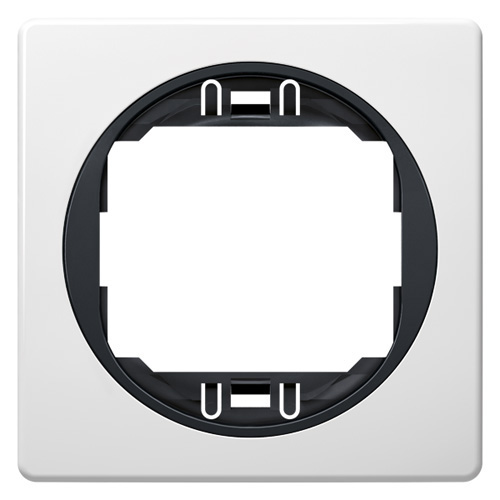 EON Maska jednostruka 80x80 bela sa crnim nosačem