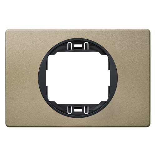 EON Maska jednostruka 80x120 brušeni nikal sa crnim nosačem