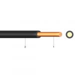 Provodnik P H07V-U 6mm² Crni