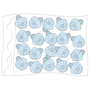 SE samonarezujući zavrtnji M5 za ugradnju na vertikalne nosače - Prisma G