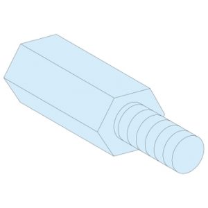 SE šestougaoni odstojnik M6 V = 23 mm - Prisma