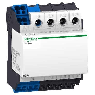 SE Linergy DX 4P razvodni blok 63A - 4 modula - 24 izvoda brzo povezivanje - gornji