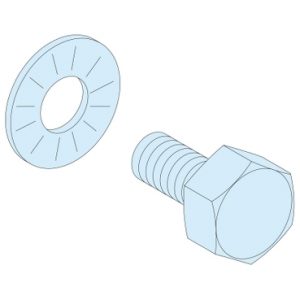 SE 40 zavrtnjeva 8.8 klasa M6x16 za <630A izbušene sabirnice