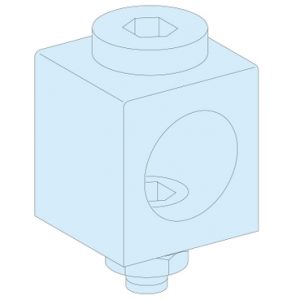 SE 4 kablovska priključka 1P 250A 185mm² za zadnje sabirnice Linergy BS