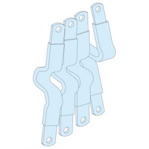 SE Bakarni priključci nsx/cvs/ins 250 vertikalni 4p/višeizlazne sabirnice š300