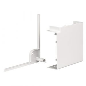 SE Optiline 45  bend 90°  165 x 55 mm  pc/abs  polar white