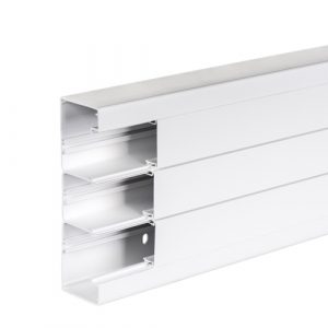 SE Optiline 45  installation trunking  185x55 mm  pvc  polar white  2000 mm