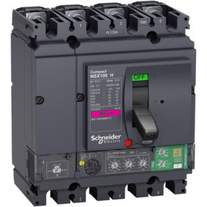 SE Prekidač ComPact NSKS100H 70 kA pri 415 VAC MicroLogic 4.2 Vigi Zaštitna jedinica 100 A 4 pola 4d