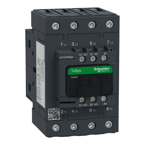 SE TeSys D kontaktor  4P(4 NO)  AC-1  <= 440 V 60 A  24 V AC 50/60 Hz kalem