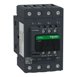 SE TeSys D kontaktor  4P(4 NO)  AC-1  <= 440 V 80 A  24 V AC 50/60 Hz kalem