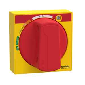 SE univerzalna drška za zakretnu ručicu ComPacT NSXm crvena ručica na žutoj pozadini IP54