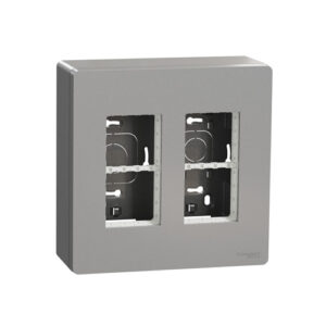 SE New Unica Nadgradna kutija 2 kolone alumin.