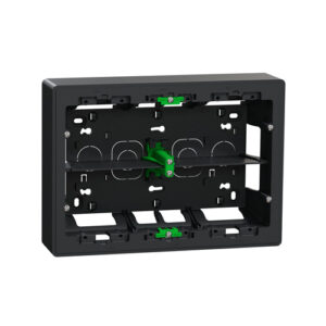 SE New Unica 2x8 modula nadgradna kutija antracit