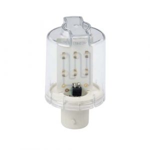 SE LED bulb Harmony XVM super bright BA 15d red flashing light 230V AC