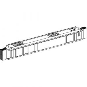 SE Straight length Canalis KTA aluminium 1000A 3L+N+PER (Cu) high Icw fixed length 2m 2 KH tap off units RAL9001