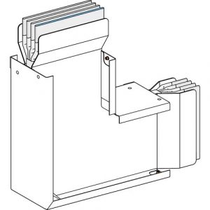 SE Edgewise elbow Canalis KTA aluminium 2000A 3L+N+PER (Al) 1 made to measure short branch fire rated