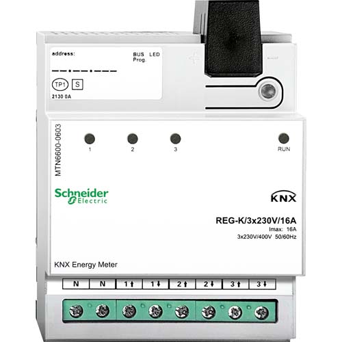 SE Merten KNX - Energy meter - 3 x 230 V - 16 A