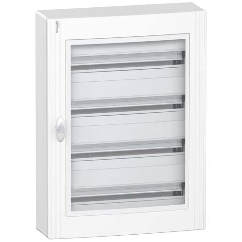 SE Pragma nadgradni orman - IP30 - 4 x 24 modula - providna vrata