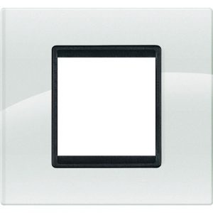 EXPERIENCE Maska 2M GLASS kristal bela sa crnim nosačem