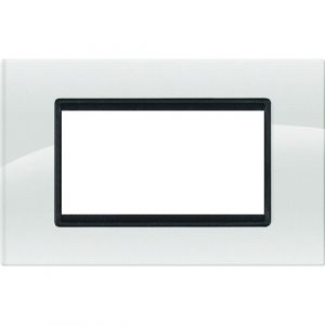 EXPERIENCE Maska 4M  GLASS kristal bela sa crnim nosačem