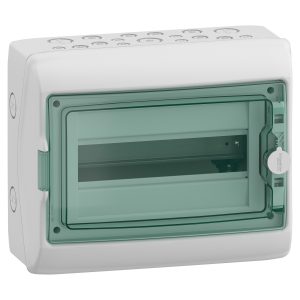 SE Enclosure for modular device, Mureva Enclosure, 1x12 modules, earth terminal block