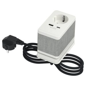 SE Unica system+ - Stona jedinica S - DE utičnica+USBA/C - bela