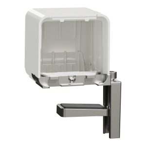 SE Unica system+ - Modularna jedinica za sto/krajnji deo set sa stezaljkom - beli