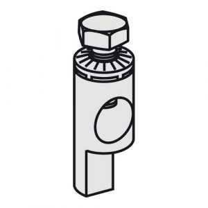 SE terminal shield - rear connection - 1 pole - for C120 - set of 2