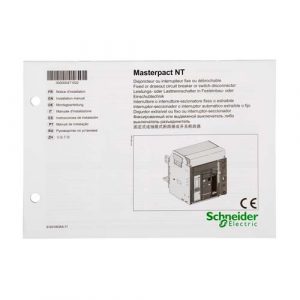 SE Instruction sheet MasterPact NT fixed and drawout circuit breaker spare part