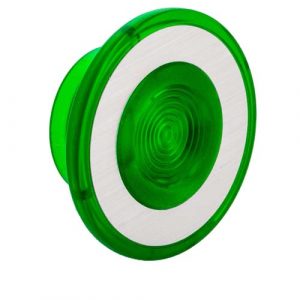SE Mushroom button Harmony 9001K Harmony 9001SK snap-in plastic green 41mm for illuminated push-button