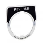 SE Legend Harmony 9001K Harmony 9001SK 30mm aluminium black with silver letters 40x43mm marking REVERSE