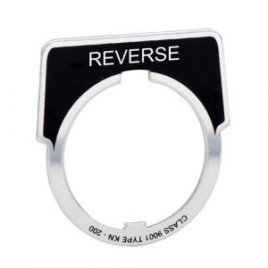 SE Legend Harmony 9001K Harmony 9001SK 30mm aluminium black with silver letters 40x43mm marking REVERSE