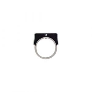SE Legend Harmony 9001K Harmony 9001SK 30mm aluminium black with silver letters 40x43mm marking UP