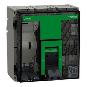 SE Circuit breaker frame ComPacT NS630bH 70kA at 415VAC 630A 3P fixed manually operated without control unit