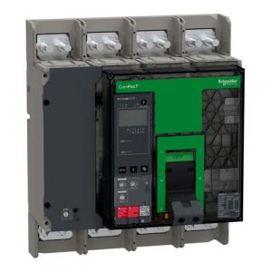 SE Circuit breaker ComPacT NS630bN 50kA at 415VAC 4P fixed manually operated MicroLogic 2.0E control unit 630A