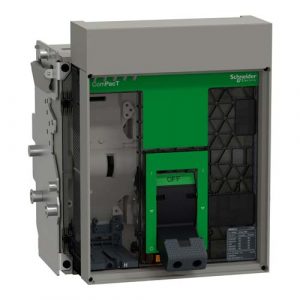 SE Circuit breaker frame ComPacT NS800H 70kA at 415VAC 800A 3P drawout manually operated without control unit