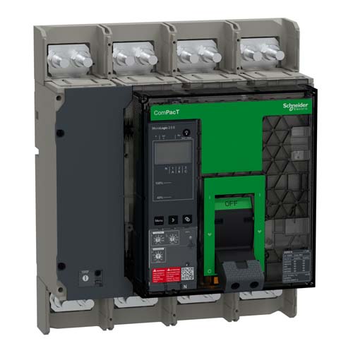 SE Circuit breaker ComPacT NS800N 50kA at 415VAC 4P fixed manually operated MicroLogic 2.0E control unit 800A