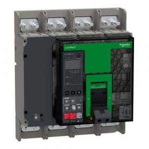 SE Circuit breaker ComPacT NS1000H 70kA at 415VAC 4P fixed manually operated MicroLogic 5.0E control unit 1000A