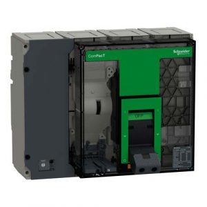 SE Circuit breaker frame ComPacT NS1250N 50kA at 415VAC 1250A 4P fixed manually operated without control unit