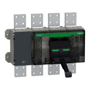 SE Circuit breaker frame ComPacT NS1600bN 50kA at 415VAC 1600A 4P fixed manually operated without control unit