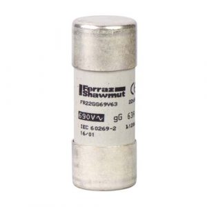 SE NFC cartridge fuses TeSys GS cylindrical 22mm x 58mm fuse type gG 690VAC 10A without striker