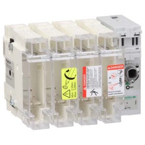 SE Switch disconnector fuse TeSys GS 4P 63A fuse type DIN size 00C
