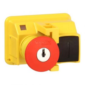 SE Emergency stop pushbuttonTeSys Deca Fram 2key releasefor GV2M*01 enclosures